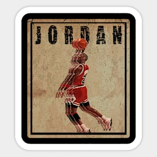 jordan 19 //Art Drawing Sticker